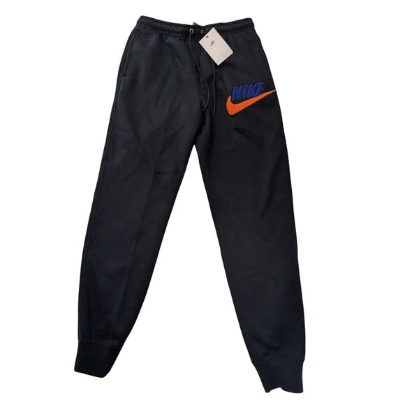 Nike Club Fleece Mens Small Brushed-Back Chenille Futura Jogger Pants FN3094-010 - Picture 1 of 3